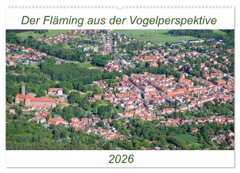 Der Fläming aus der Vogelperspektive (Wandkalender 2026 DIN A2 quer) CALVENDO Monatskalender