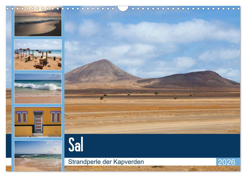 Sal - Strandperle der Kapverden (Wandkalender 2026 DIN A3 quer) CALVENDO Monatskalender