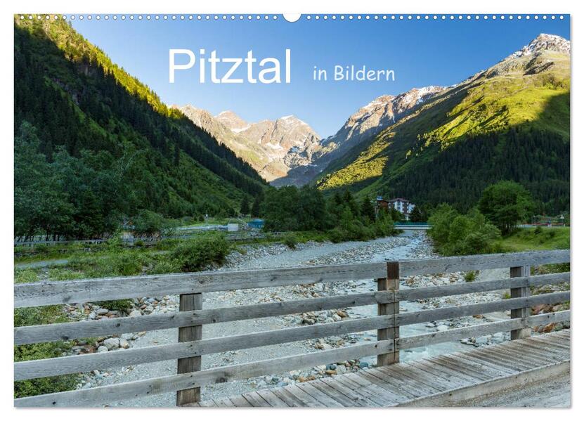 Pitztal in Bildern (Wandkalender 2026 DIN A2 quer) CALVENDO Monatskalender