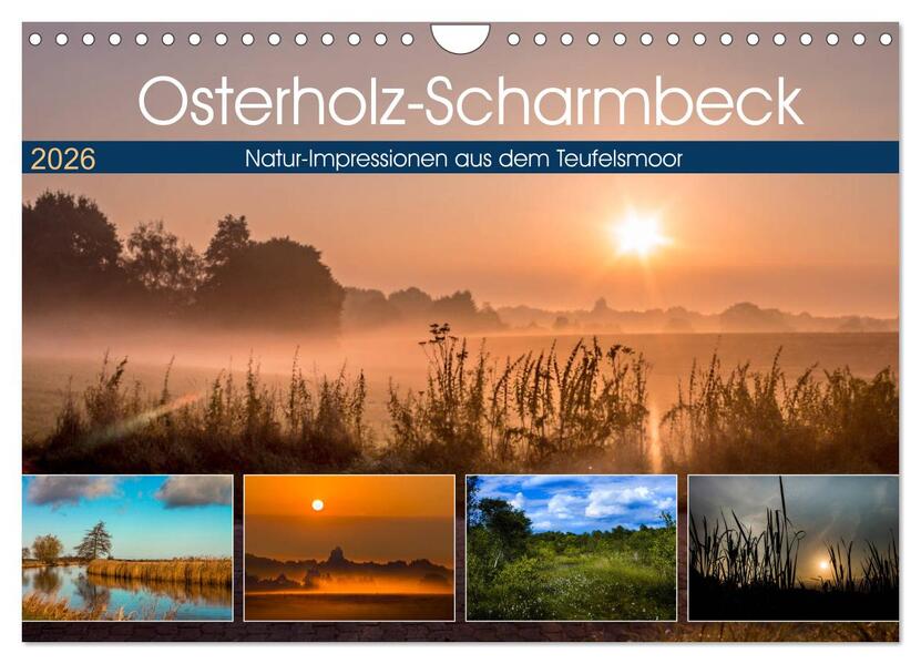 Osterholz-Scharmbeck Natur-Impressionen aus dem Teufelsmoor (Wandkalender 2026 DIN A4 quer) CALVENDO Monatskalender