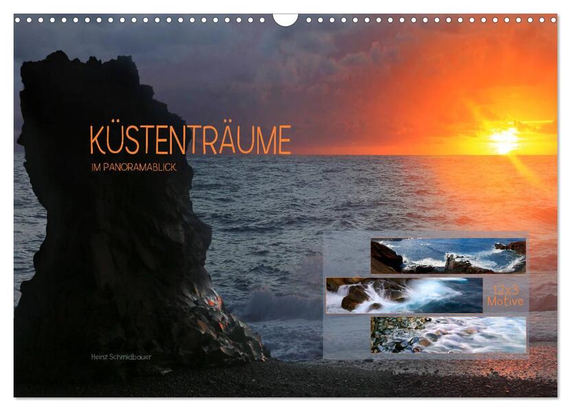 Küstenträume im Panoramablick (Wandkalender 2026 DIN A3 quer) CALVENDO Monatskalender