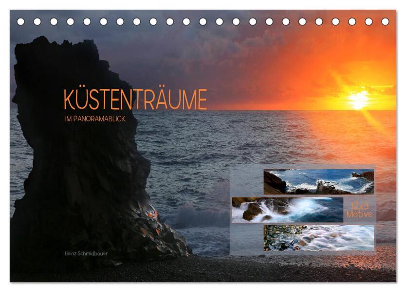 Küstenträume im Panoramablick (Tischkalender 2026 DIN A5 quer) CALVENDO Monatskalender