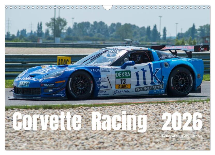 Corvette Racing 2026 (Wandkalender 2026 DIN A3 quer) CALVENDO Monatskalender