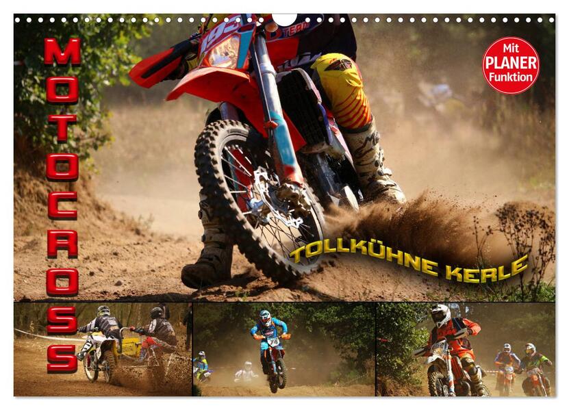 Motocross - tollkühne Kerle (Wandkalender 2026 DIN A3 quer) CALVENDO Monatskalender