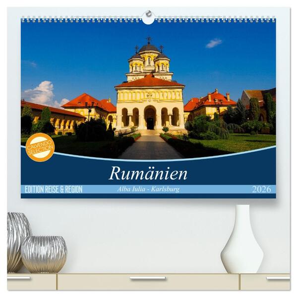 Rumänien Alba Iulia - Karlsburg (hochwertiger Premium Wandkalender 2026 DIN A2 quer) Kunstdruck in Hochglanz