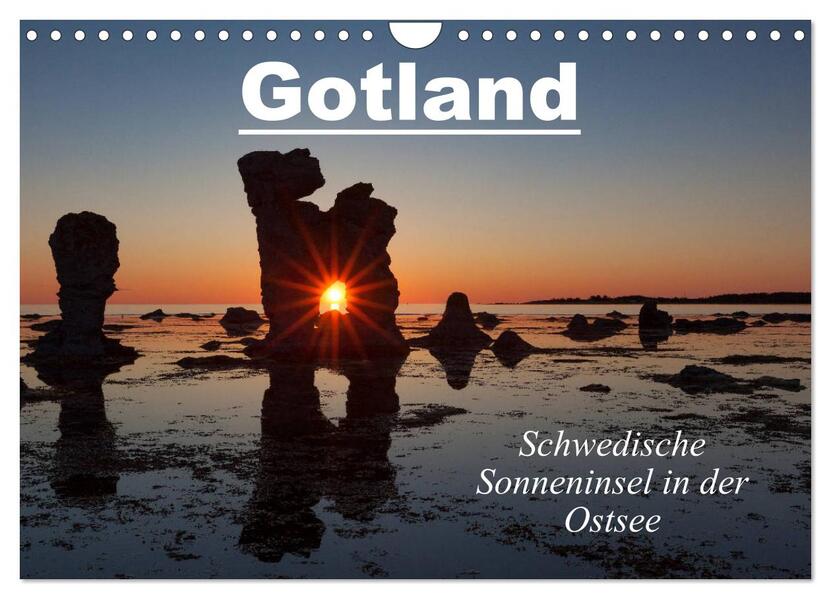 Gotland - Sonneninsel in der Ostsee (Wandkalender 2026 DIN A4 quer) CALVENDO Monatskalender