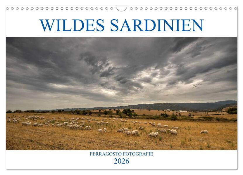 Wildes Sardinien 2026 (Wandkalender 2026 DIN A3 quer) CALVENDO Monatskalender
