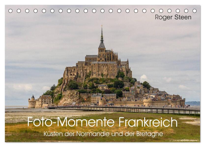 Küsten der Normandie und der Bretagne (Tischkalender 2026 DIN A5 quer) CALVENDO Monatskalender
