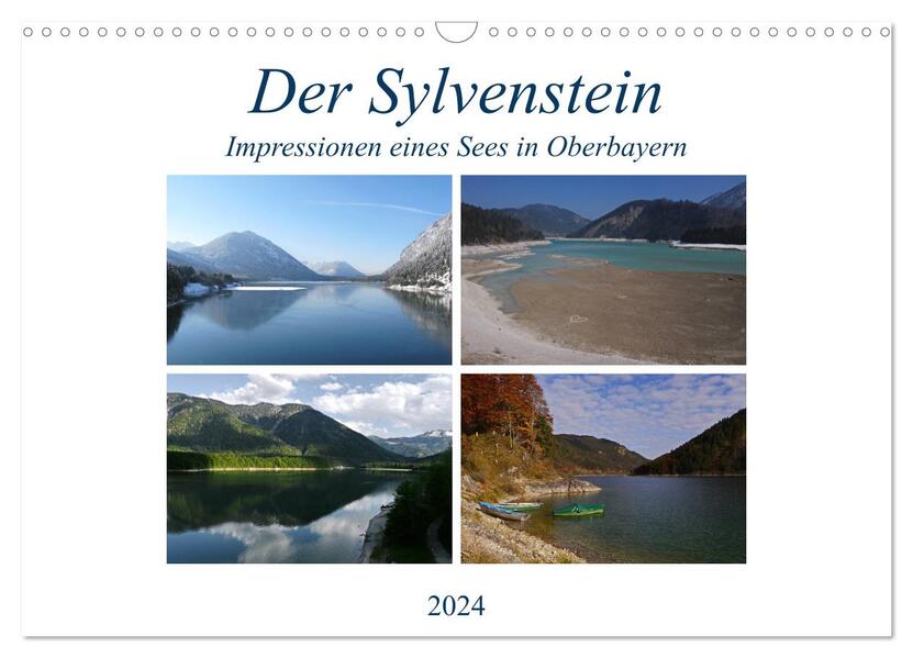 Der Sylvenstein - Impressionen eines Sees in Oberbayern (Wandkalender 2026 DIN A3 quer) CALVENDO Monatskalender