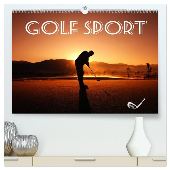 Golf Sport (hochwertiger Premium Wandkalender 2026 DIN A2 quer) Kunstdruck in Hochglanz