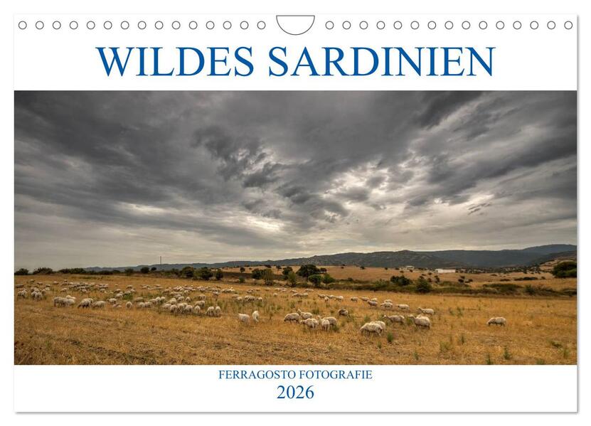 Wildes Sardinien 2026 (Wandkalender 2026 DIN A4 quer) CALVENDO Monatskalender