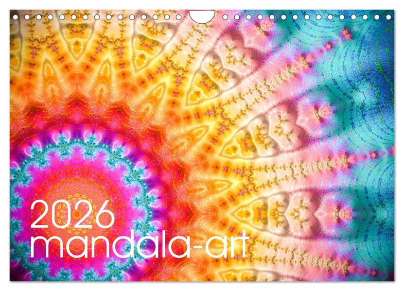 mandala-art (Wandkalender 2026 DIN A4 quer) CALVENDO Monatskalender