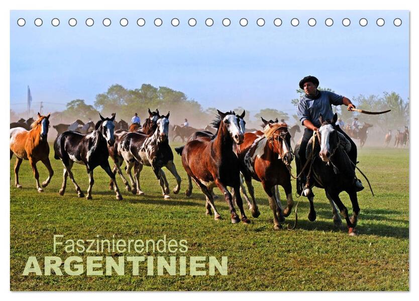 Faszinierendes Argentinien (Tischkalender 2026 DIN A5 quer) CALVENDO Monatskalender