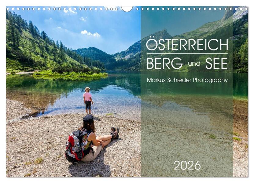 Österreich Berg und See (Wandkalender 2026 DIN A3 quer) CALVENDO Monatskalender