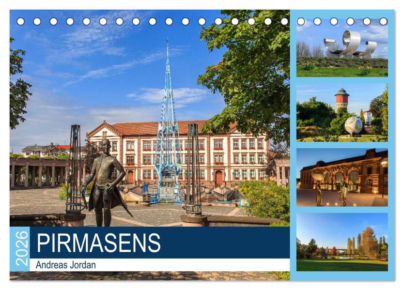 Pirmasens (Tischkalender 2026 DIN A5 quer) CALVENDO Monatskalender