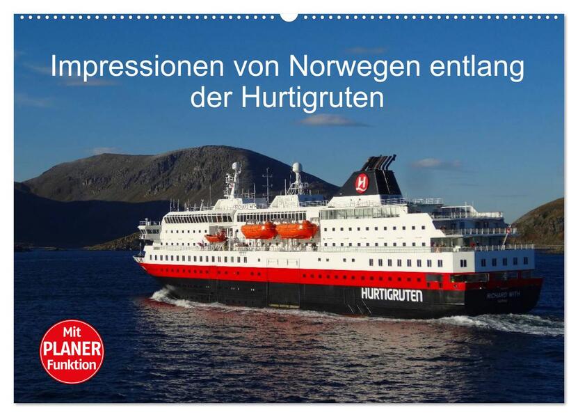 Impressionen von Norwegen entlang der Hurtigruten (Wandkalender 2026 DIN A2 quer) CALVENDO Monatskalender