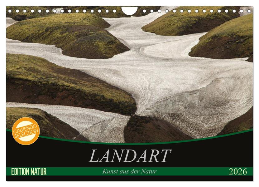 Landart - Kunst aus der Natur (Wandkalender 2026 DIN A4 quer) CALVENDO Monatskalender