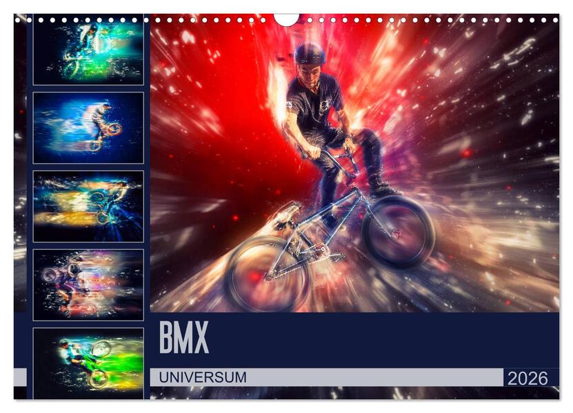 BMX Universum (Wandkalender 2026 DIN A3 quer) CALVENDO Monatskalender