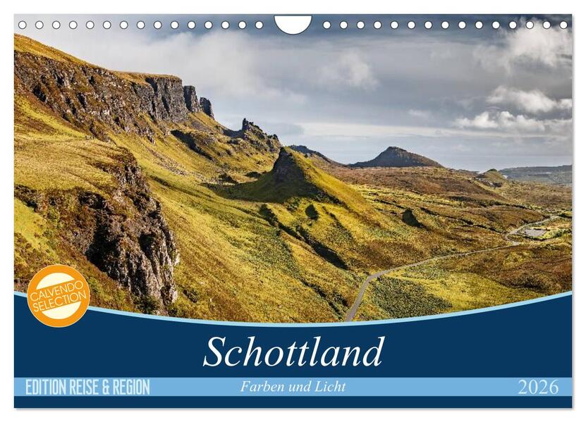 Schottland Farben und Licht (Wandkalender 2026 DIN A4 quer) CALVENDO Monatskalender