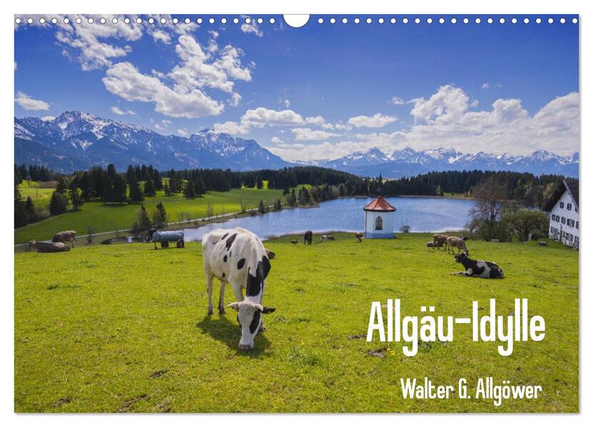 Allgäu-Idylle (Wandkalender 2026 DIN A3 quer) CALVENDO Monatskalender