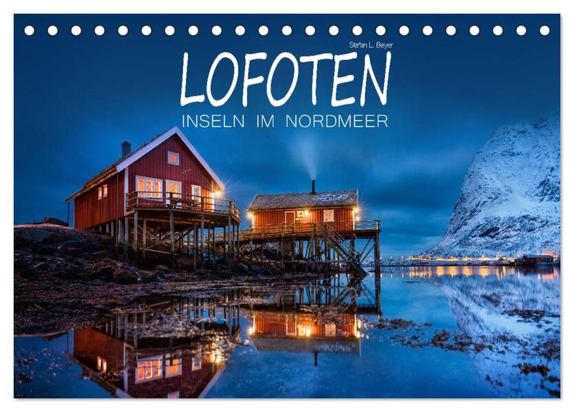 Lofoten - Inseln im Nordmeer (Tischkalender 2026 DIN A5 quer) CALVENDO Monatskalender