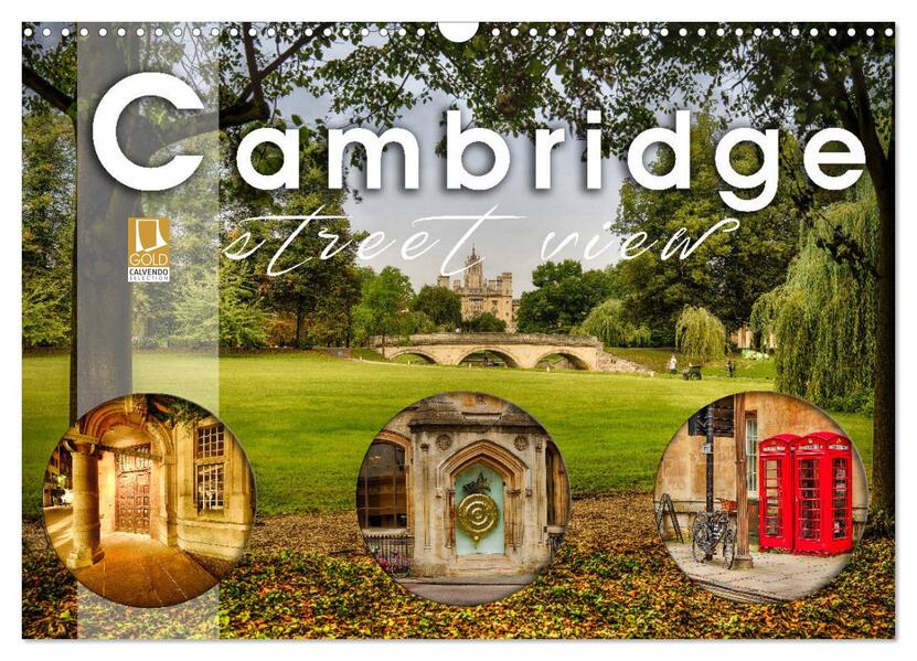 Cambridge street view (Wandkalender 2026 DIN A3 quer) CALVENDO Monatskalender