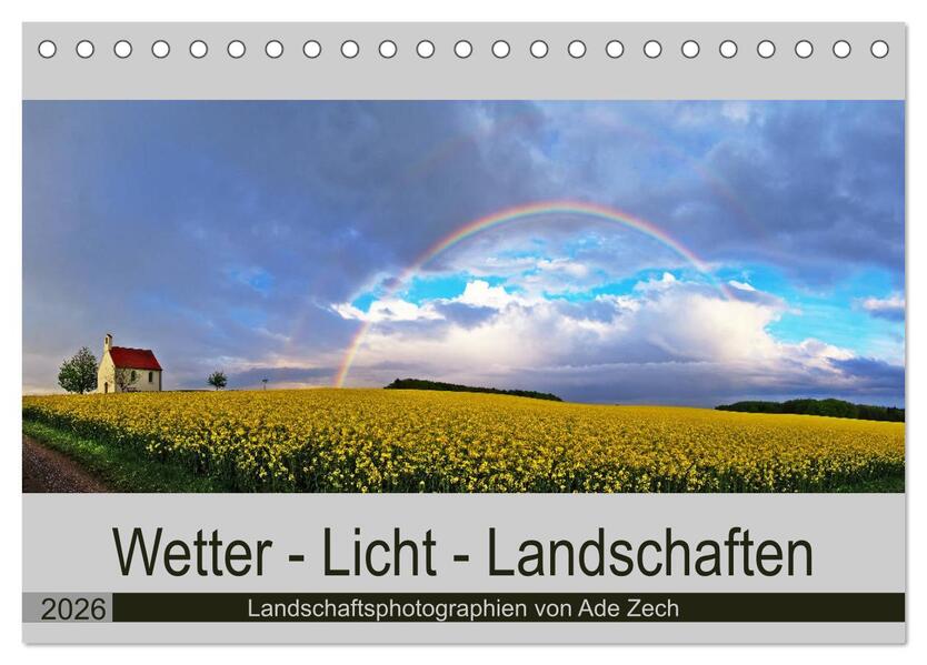 Wetter - Licht - Landschaften (Tischkalender 2026 DIN A5 quer) CALVENDO Monatskalender