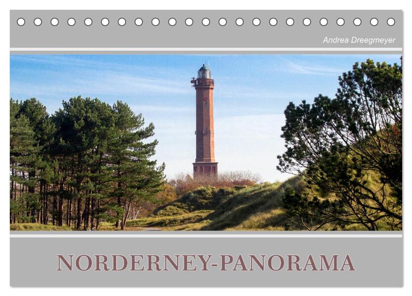 Norderney-Panorama (Tischkalender 2026 DIN A5 quer) CALVENDO Monatskalender