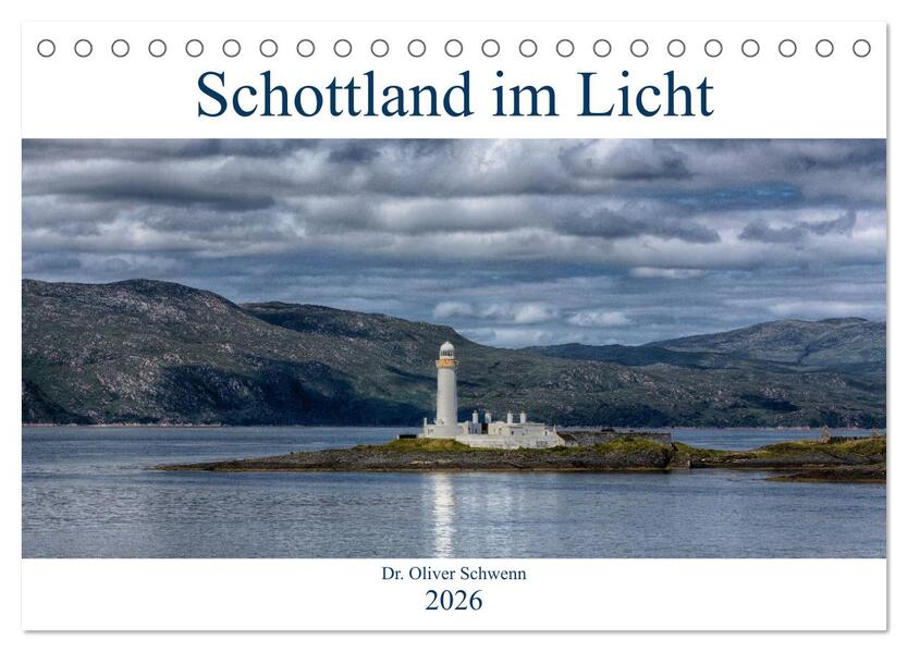 Schottland im Licht (Tischkalender 2026 DIN A5 quer) CALVENDO Monatskalender