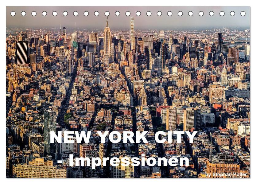 New York City - Impressionen (Tischkalender 2026 DIN A5 quer) CALVENDO Monatskalender