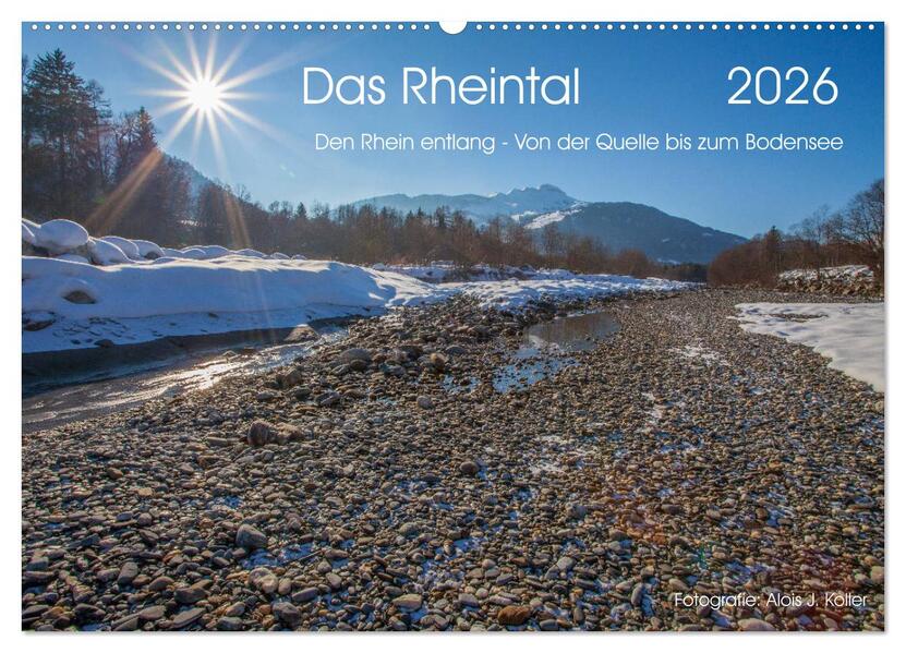 Das Rheintal 2026 (Wandkalender 2026 DIN A2 quer) CALVENDO Monatskalender