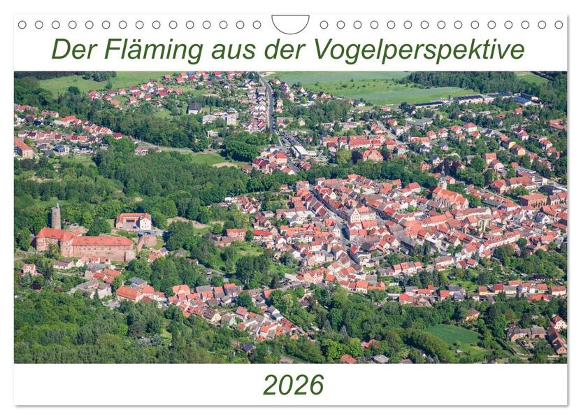 Der Fläming aus der Vogelperspektive (Wandkalender 2026 DIN A4 quer) CALVENDO Monatskalender