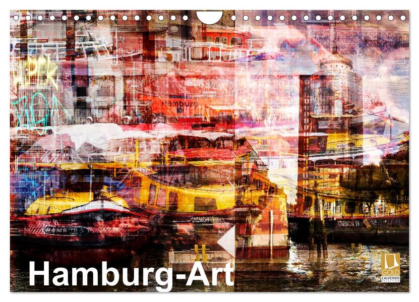 Hamburg-Art (Wandkalender 2026 DIN A4 quer) CALVENDO Monatskalender