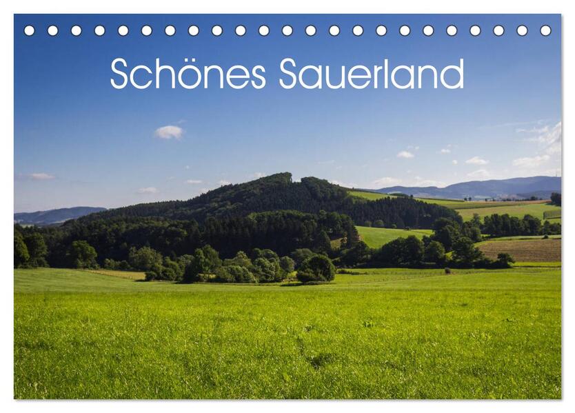 Schönes Sauerland (Tischkalender 2026 DIN A5 quer) CALVENDO Monatskalender