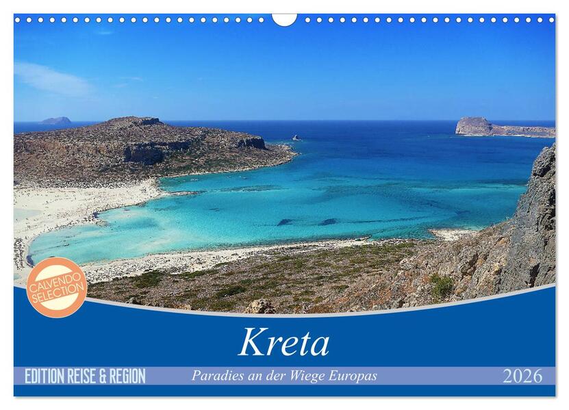 Kreta - Paradies an der Wiege Europas (Wandkalender 2026 DIN A3 quer) CALVENDO Monatskalender