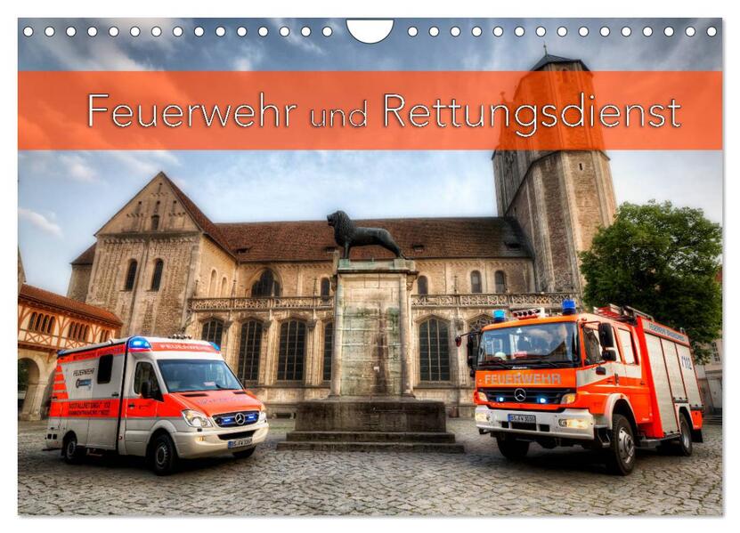 Feuerwehr und Rettungsdienst (Wandkalender 2026 DIN A4 quer) CALVENDO Monatskalender