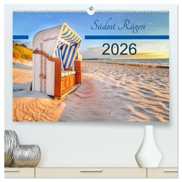 Südost Rügen 2026 (hochwertiger Premium Wandkalender 2026 DIN A2 quer) Kunstdruck in Hochglanz