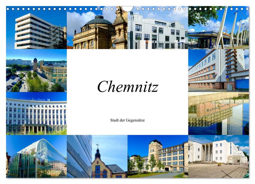 Chemnitz - Stadt der Gegensätze (Wandkalender 2026 DIN A3 quer) CALVENDO Monatskalender