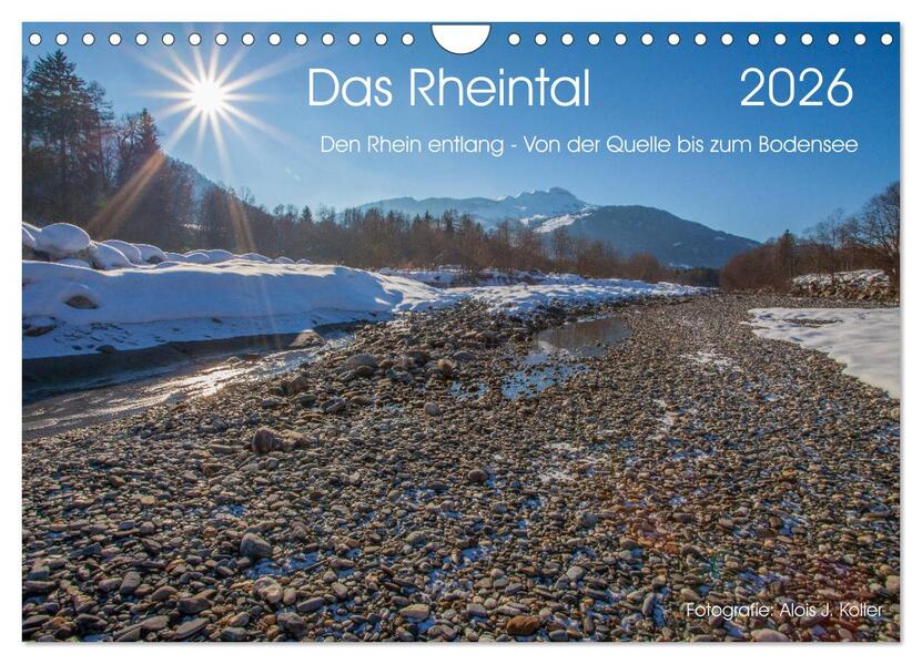 Das Rheintal 2026 (Wandkalender 2026 DIN A4 quer) CALVENDO Monatskalender