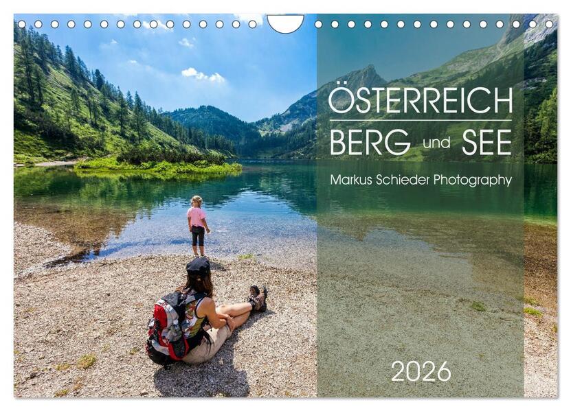 Österreich Berg und See (Wandkalender 2026 DIN A4 quer) CALVENDO Monatskalender