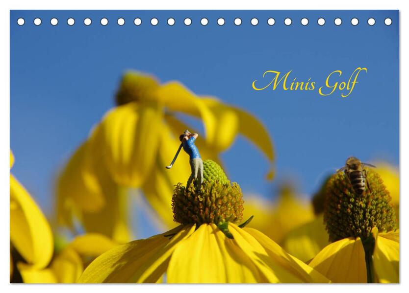 Minis Golf (Tischkalender 2026 DIN A5 quer) CALVENDO Monatskalender