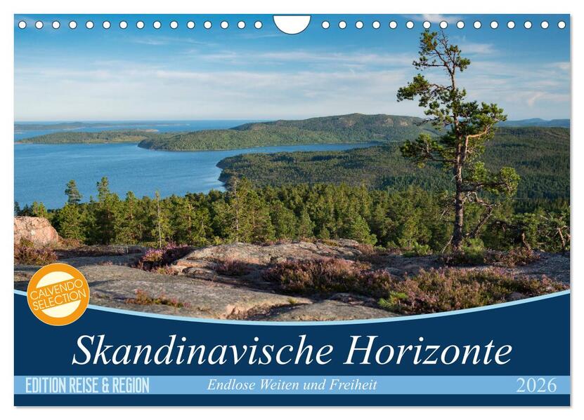 Skandinavische Horizonte (Wandkalender 2026 DIN A4 quer) CALVENDO Monatskalender