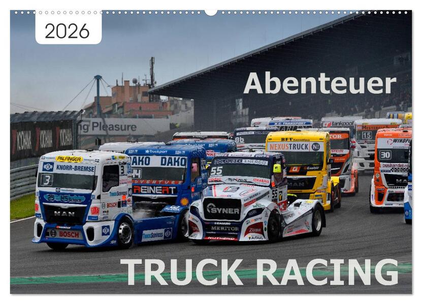 Abenteuer TRUCK RACING (Wandkalender 2026 DIN A2 quer) CALVENDO Monatskalender