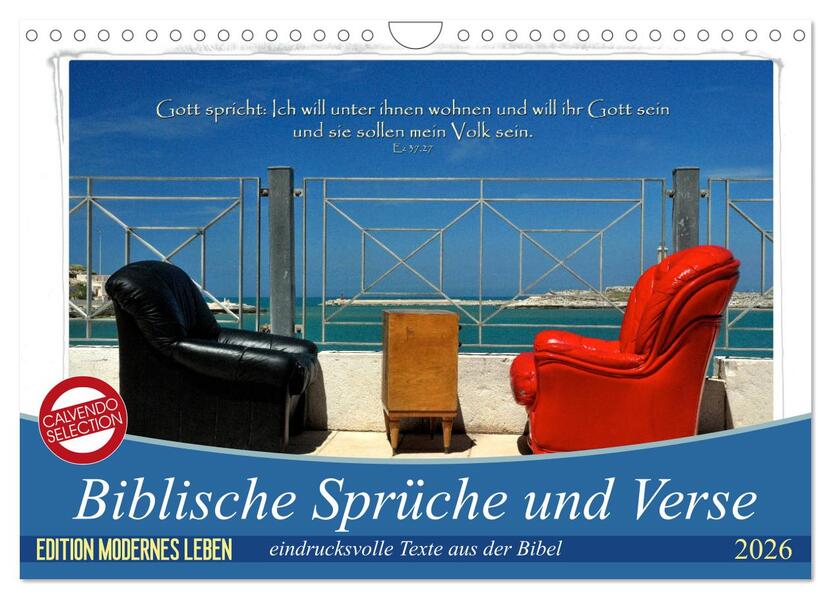 Biblische Sprüche und Verse (Wandkalender 2026 DIN A4 quer) CALVENDO Monatskalender