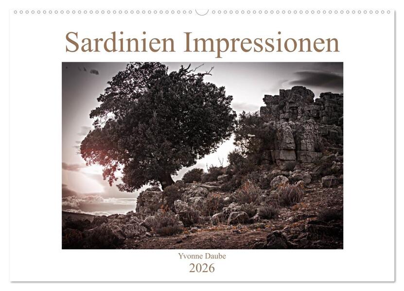 Sardinien Impressionen (Wandkalender 2026 DIN A2 quer) CALVENDO Monatskalender