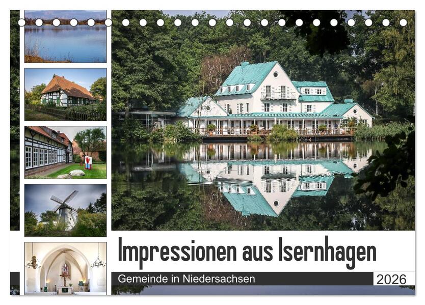 Impressionen aus Isernhagen (Tischkalender 2026 DIN A5 quer) CALVENDO Monatskalender