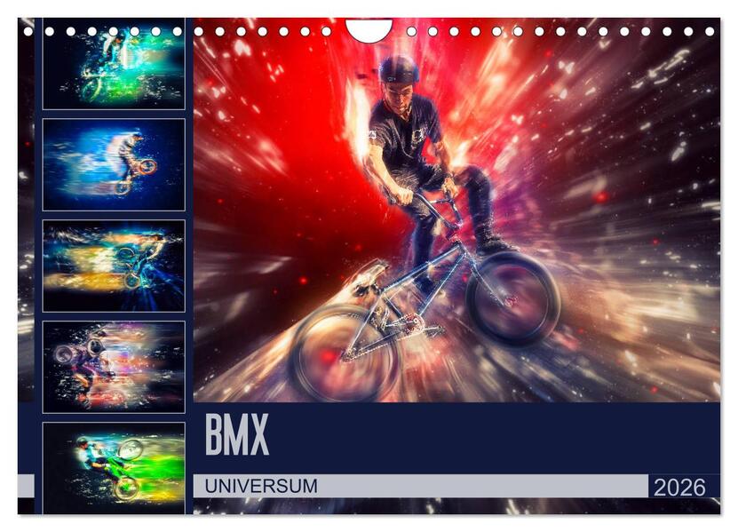 BMX Universum (Wandkalender 2026 DIN A4 quer) CALVENDO Monatskalender