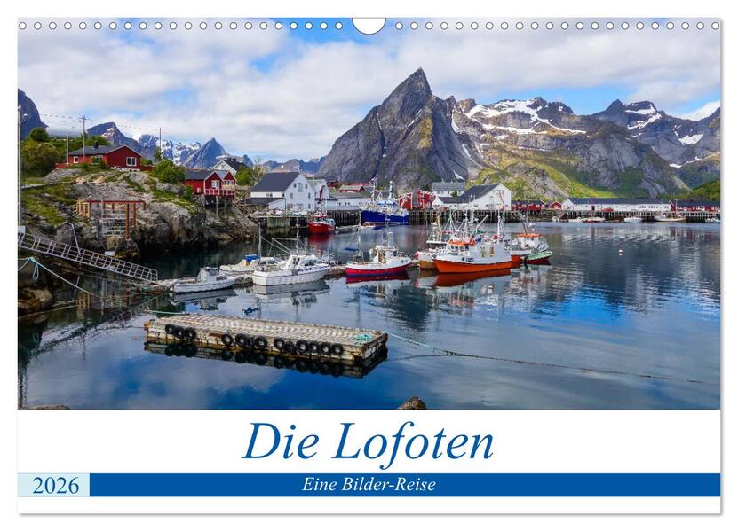 Die Lofoten - Eine Bilder-Reise (Wandkalender 2026 DIN A3 quer) CALVENDO Monatskalender