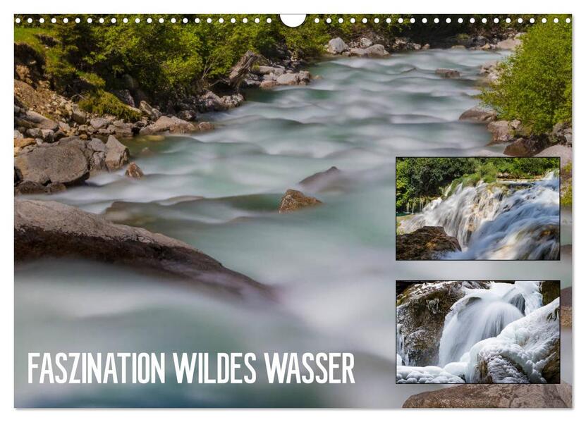 Faszination wildes Wasser (Wandkalender 2026 DIN A3 quer) CALVENDO Monatskalender