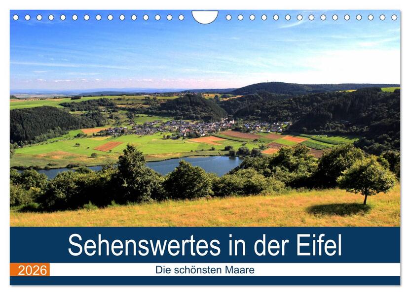 Sehenswertes in der Eifel - Die schönsten Maare (Wandkalender 2026 DIN A4 quer) CALVENDO Monatskalender